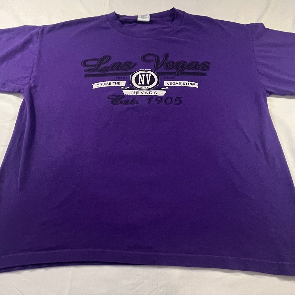 Purple Las Vegas Graphic Women's Tee
